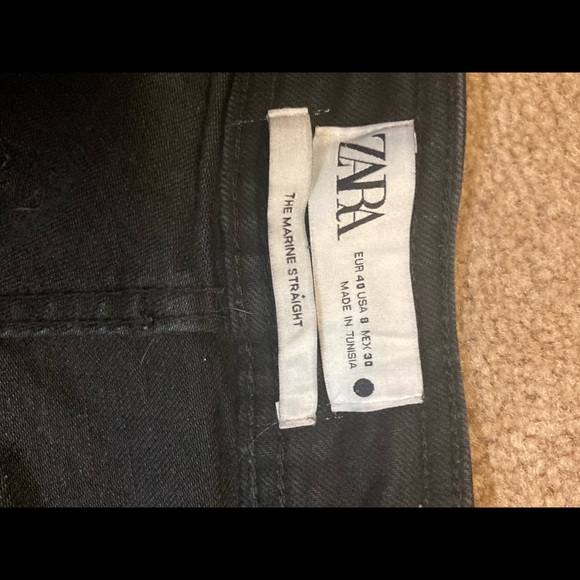 Zara marine straight pants - Picture 1 of 3